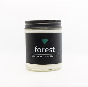 forest scented candle (cedar, fir)