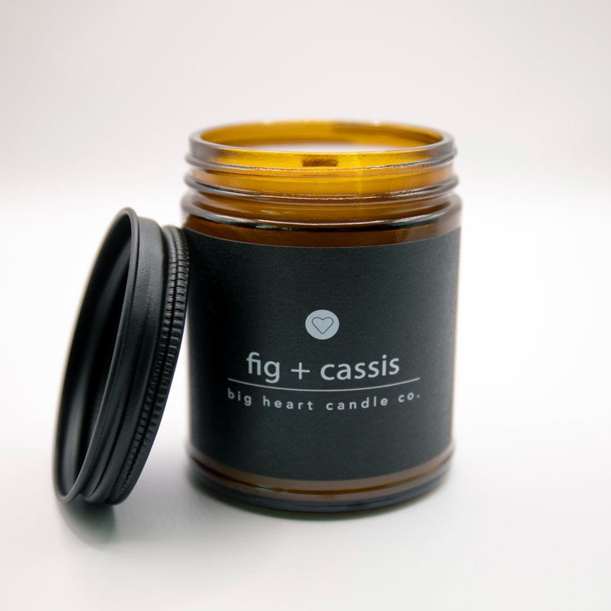 fig + cassis scented candle