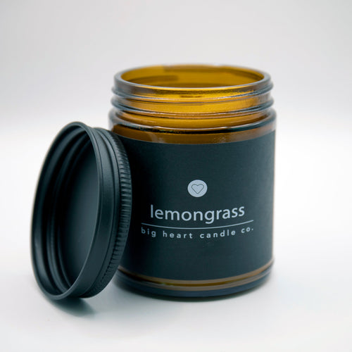 lemongrass scented candle 