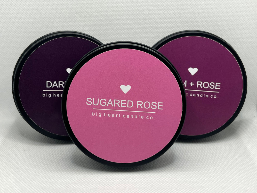 rose box (rose scented candle bundle)